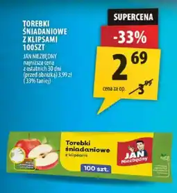 Arhelan Torebki śniadaniowe z klipsami oferta