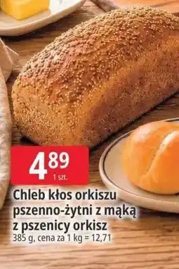 E.Leclerc Chleb kłos orkiszu pszenno-żytni z mąką z pszenicy orkisz oferta