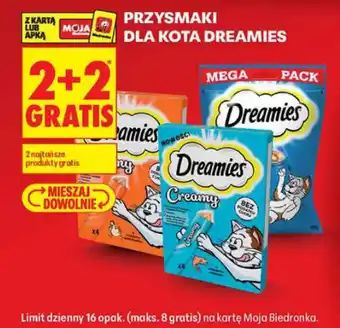Biedronka Przysmaki dla kota Dreamies oferta