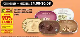 Biedronka Lody Familijne Carte D'Or oferta