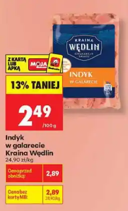 Biedronka Indyk w galarecie Kraina Wędlin oferta