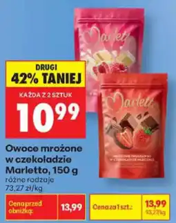 Biedronka Owoce mrożone w czekoladzie Marletto oferta