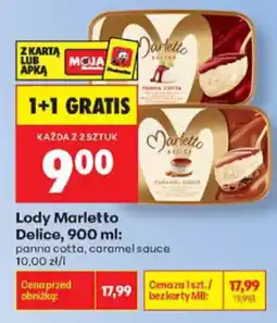 Biedronka Lody Marletto Delice oferta