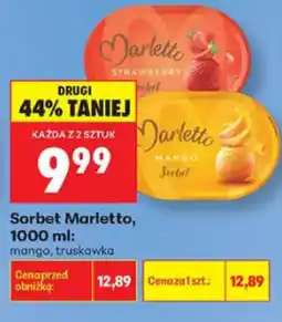 Biedronka Sorbet Marletto oferta
