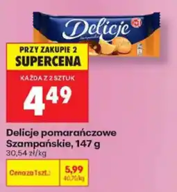 Biedronka Delicje pomarańczowe Szampańskie oferta