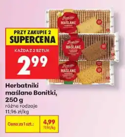 Biedronka Herbatniki maślone Bonitki oferta