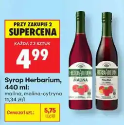 Biedronka Syrop Herbarium, malina, malina-cytryna oferta
