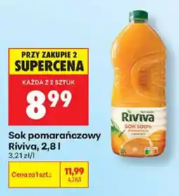 Biedronka Sok pomarańczowy Riviva oferta