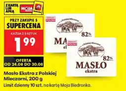 Biedronka Masło Ekstra z Polskiej Mleczarni oferta