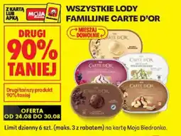 Biedronka Lody Familijne Carte D'Or oferta