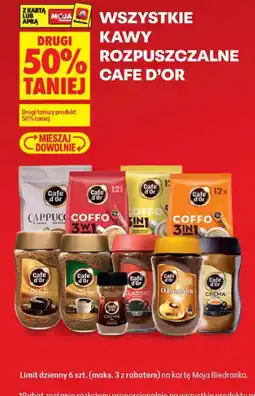 Biedronka Kawy rozpuszczalne Cafe d'Or oferta