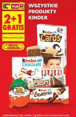 Biedronka Kinder Cards oferta