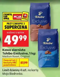 Biedronka Kawa ziarnista Tchibo Exclusive oferta