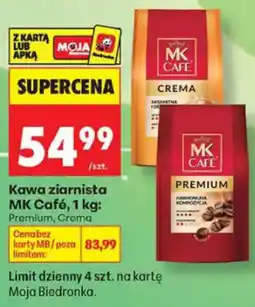 Biedronka Kawa ziarnista MK Café oferta