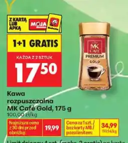 Biedronka Kawa rozpuszczalna MK Café Gold oferta