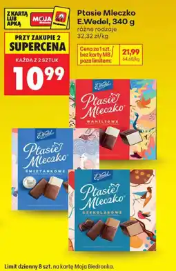 Biedronka Ptasie Mleczko E.Wedel oferta