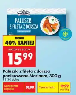Biedronka Paluszki z fileta z dorsza panierowane Marinero oferta