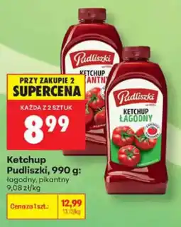 Biedronka Ketchup Pudliszki Łagodny oferta