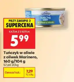 Biedronka Tuńczyk w oliwie z oliwek Marinero oferta