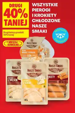 Biedronka Nasze Smaki Pierogi z Serem oferta