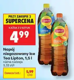 Biedronka Napój niegazowany Ice Tea Lipton oferta
