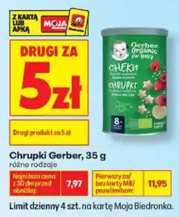 Biedronka Chrupki Gerber oferta