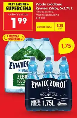 Biedronka Woda źródłana Żywiec Zdrój oferta