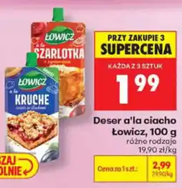Biedronka Deser a'la ciacho Łowicz oferta