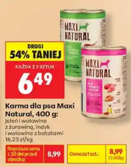 Biedronka Karma dla psa Maxi Natural oferta