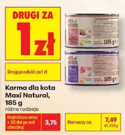 Biedronka Karma dla kota Maxi Natural oferta