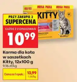 Biedronka Karma dla kota w saszetkach Kitty oferta