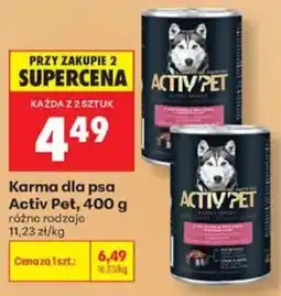 Biedronka Karma dla psa Activ Pet oferta