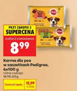 Biedronka Karma dla psa w saszetkach Pedigree oferta