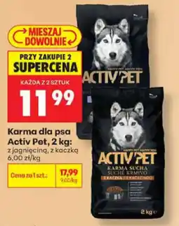 Biedronka Karma dla psa Activ Pet oferta