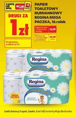 Biedronka Papier Toaletowy Rumiankowy Regina oferta
