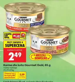 Biedronka Karma dla kota Gourmet Gold oferta