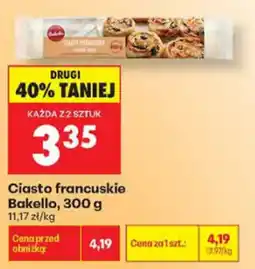 Biedronka Ciasto francuskie Bakello oferta