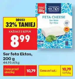 Biedronka Ser feta Ektos oferta