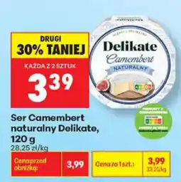 Biedronka Ser Camembert naturalny Delikate oferta