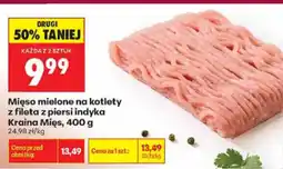 Biedronka Mięso mielone na kotlety z fileta z piersi indyka Kraina Mięs oferta