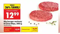 Biedronka Big burger wołowy Kraina Mięs oferta
