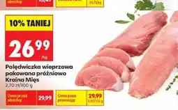Biedronka Polędwiczka wieprzowa pakowana próżniowo Kraina Mięs oferta