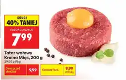 Biedronka Tatar wołowy Kraina Mięs oferta