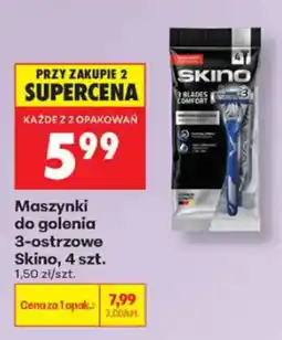 Biedronka Maszynki do golenia 3-ostrzowe Skino oferta
