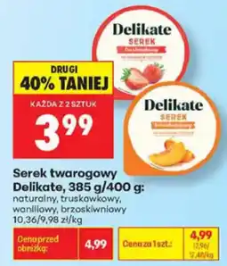 Biedronka Serek twarogowy Delikate oferta