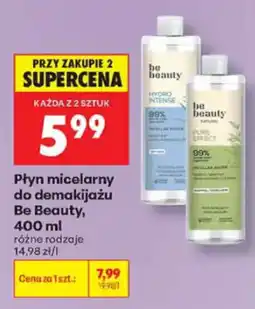 Biedronka Płyn micelarny do demakijażu Be Beauty oferta
