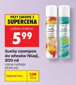 Biedronka Suchy szampon do włosów Niuqi oferta