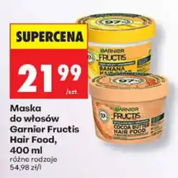 Biedronka Maska do włosów Garnier Fructis Hair Food oferta