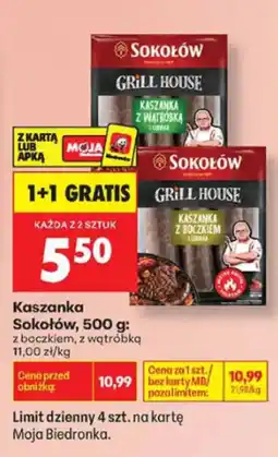 Biedronka Kaszanka Sokołów oferta