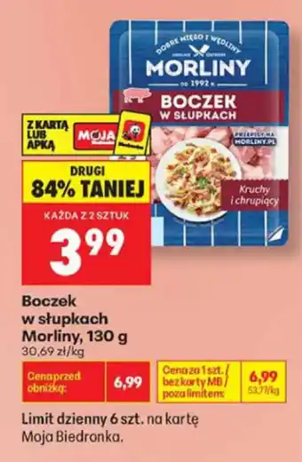 Biedronka Boczek w słupkach Morliny oferta